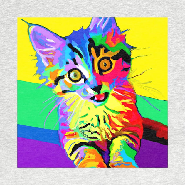 Pop Art Kitten by Star Scrunch